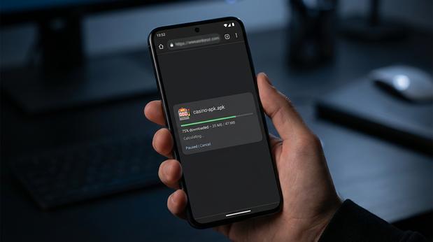 Main screen of 77Bet Game apk page for PK players