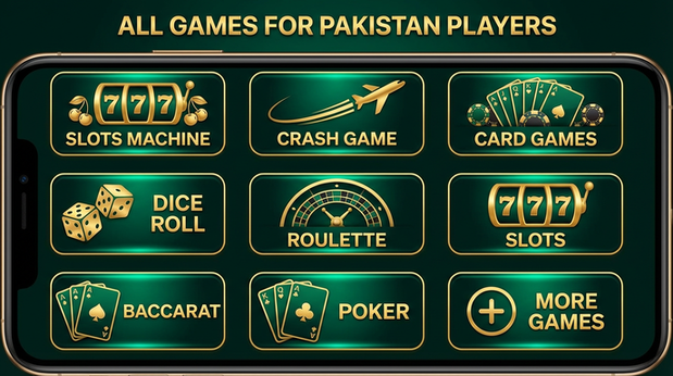 Main screen of 77Bet Game games page for PK players