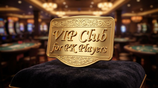 Main screen of 77Bet Game vip page for PK players